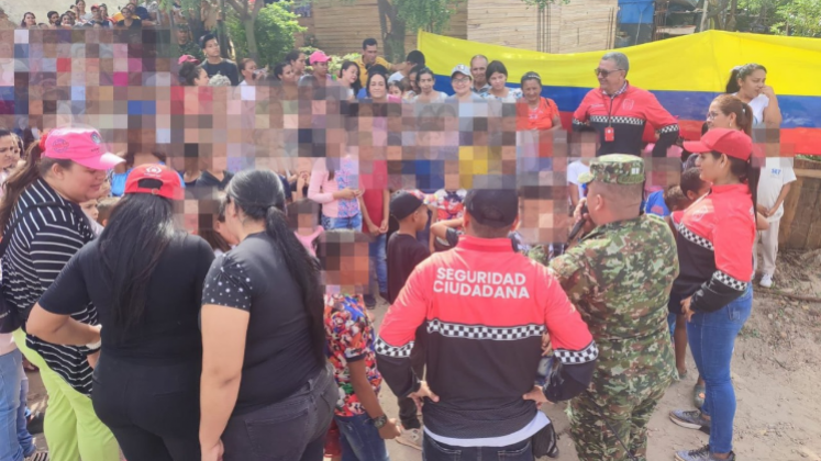 Ejército lidera campaña de socialización en comunas de Cúcuta. 