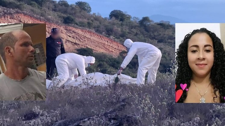 Carolina Gil y Jhon Castro, muertos