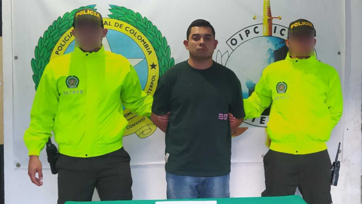 José Quintero fue capturado en la avenida Circunvalar, del barrio La Laguna de Ocaña.