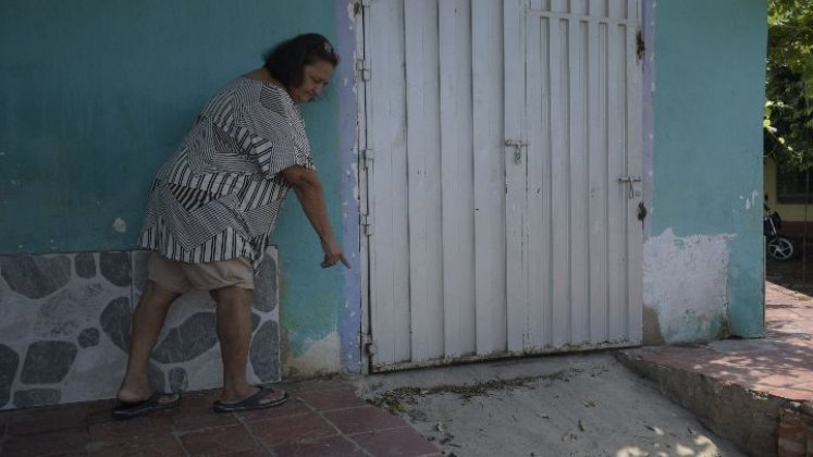 Las viviendas se ven afectadas por la humedad en la zona. 