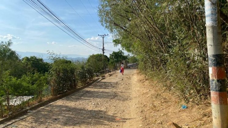 La inseguridad se evidencia al transitar las calles del barrio.