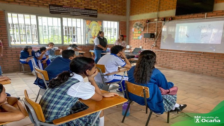 En Ocaña se dictan charlas a los niños sobre el cuidado del medio ambiente./ Foto cortesía: La Opinión. 