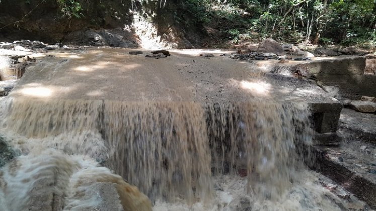 Las fuertes precipitaciones de los últimos días mantienen en alerta a los habitantes de esta zona del departamento./ Foto: Cortesía / La Opinión 