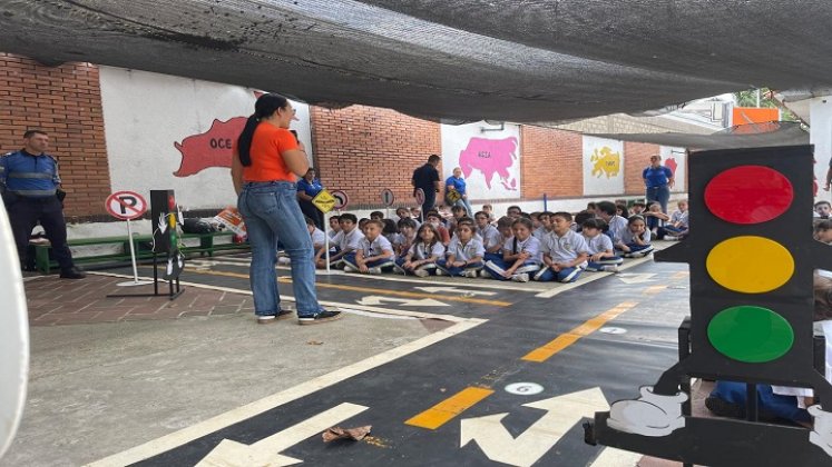 Seguridad vial desde las aulas es la consigna de la secretaría de Movilidad en Ocaña./ Foto: cortesía