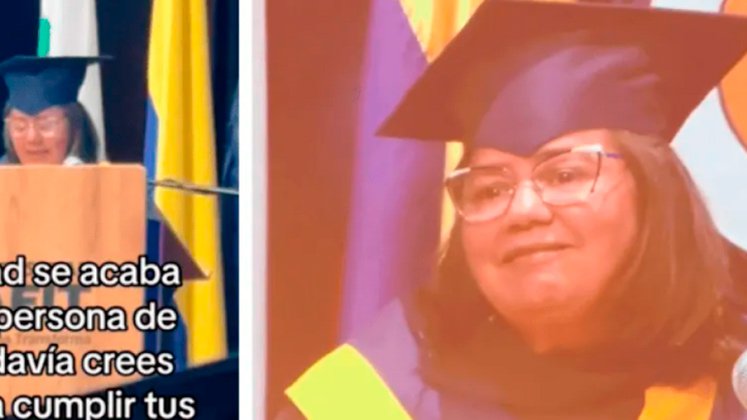 Emotivo discurso de graduación de Eafit de una psicóloga de 60 se hizo viral