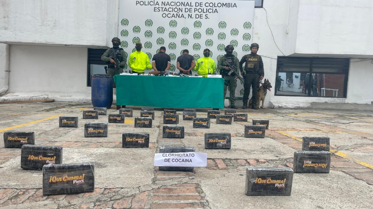 30 paquetes de cocaína fueron incautados durante el allanamiento.