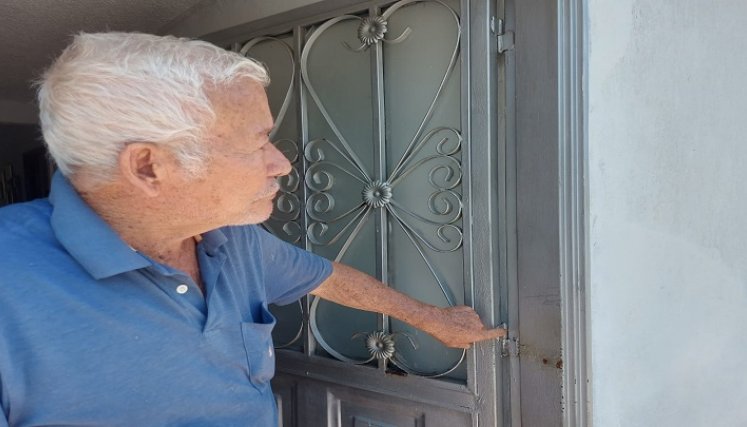 Un caso bastante inaudito se registró en el barrio Torcoroma de Ocaña donde un ladrón se roba 5 puertas en una noche./ Foto: Javier Sarabia/La Opinión