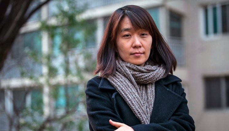 Han Kang, escritora surcoreana. Foto cortesía