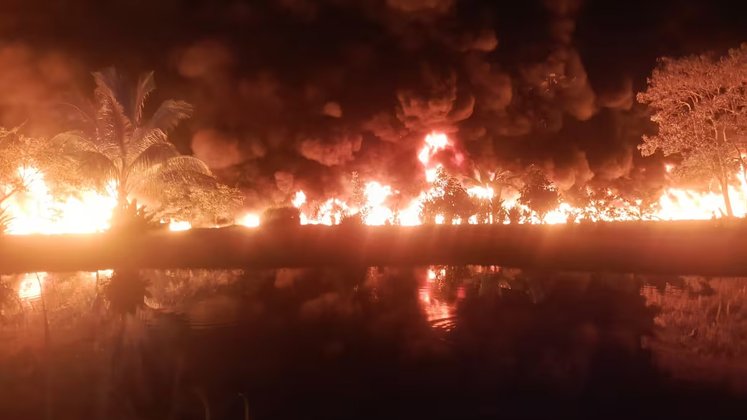 Atentado al oleoducto de Ecopetrol en Barrancabermeja