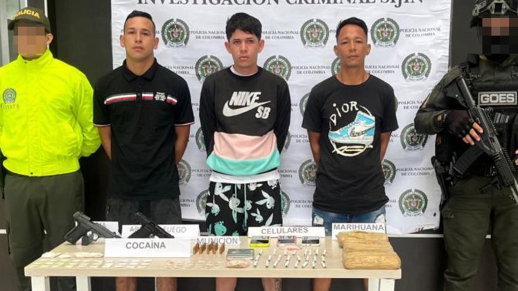 Capturaron a presuntos miembros de Los AK47 con armas y droga en Cúcuta