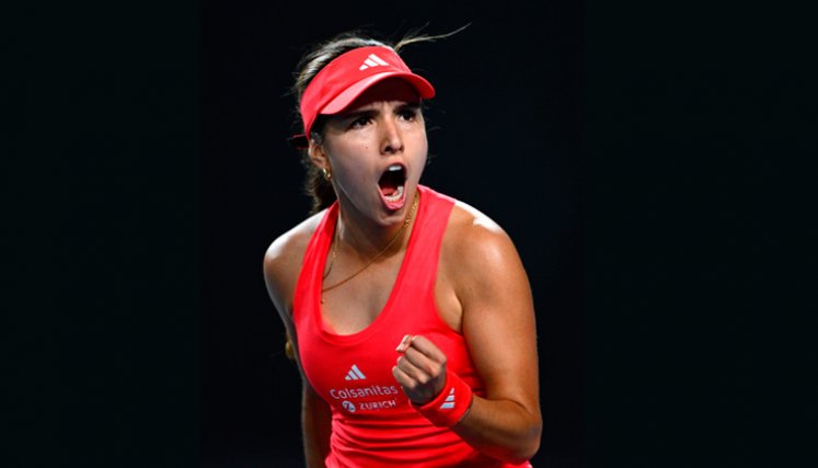 Camila Osorio. Foto tomada de @AustralianOpen