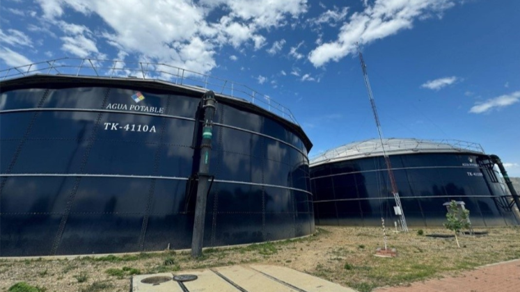 Los Patios y Villa del Rosario están provistos por tanques de almacenamiento como parte del sistema del Acueducto Metropolitano.