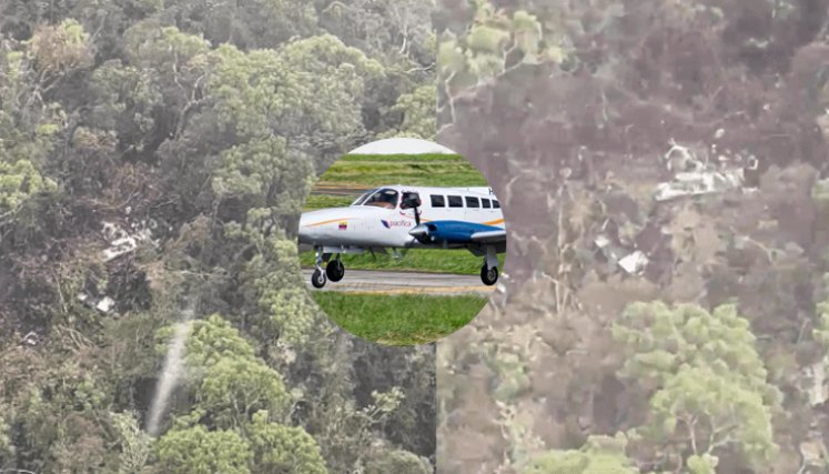 No hay sobrevivientes de la aeronave que se estrelló en las montañas de Antioquia