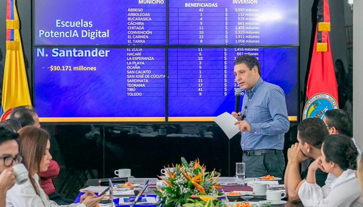 En una de sus visitas a Cúcuta, el ministro Mauricio Lizcano se refirió a la inversión para mejorar la conectividad de Norte de Santander./ Foto Archivo