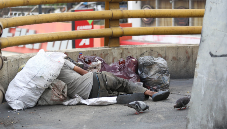 Habitantes de calle en Cúcuta.