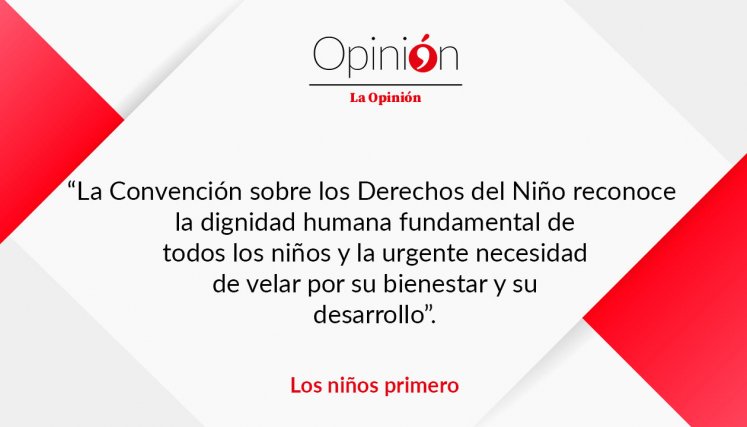 Los niños primero Los niños primero