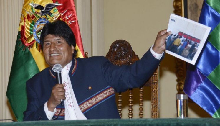 Evo Morales. 