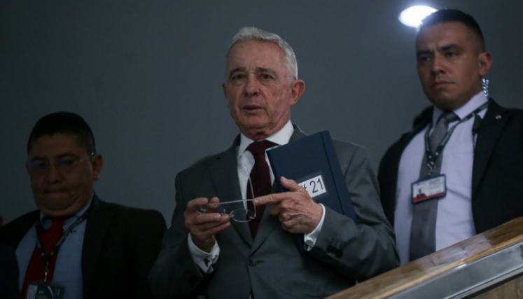 Expresidente Alvaro Uribe declara en juicio