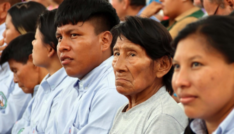 Miembros de comunidades indígenas del Catatumbo.