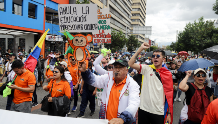 Paro nacional por los maestros de Fecode