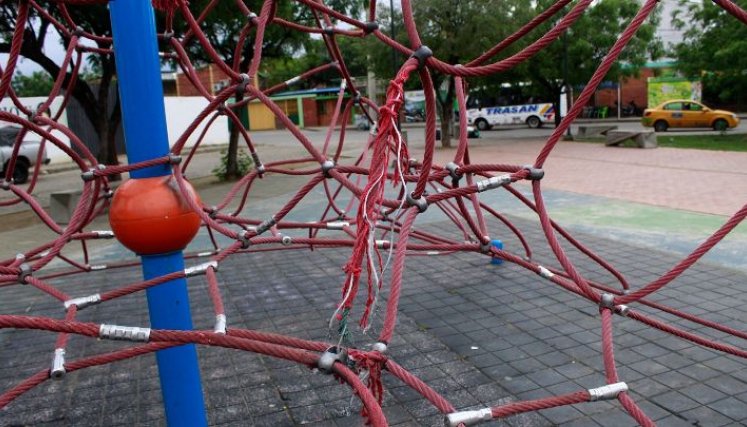 Los escenarios están destruidos y vandalizados/Foto cortesía