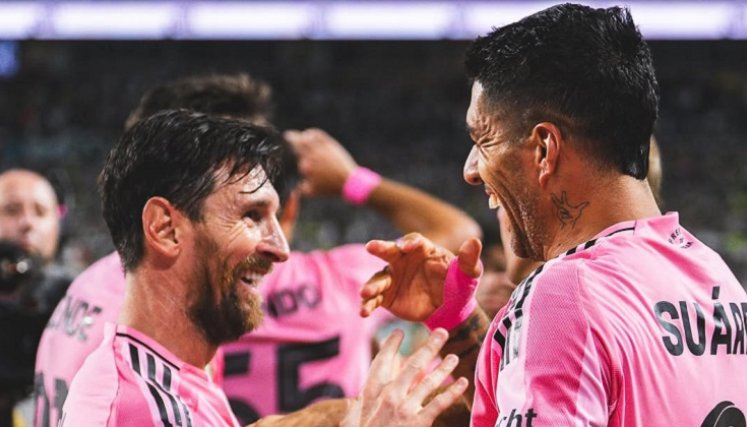 Lionel Messi y Luis Suárez, referentes del equipo de la Florida.