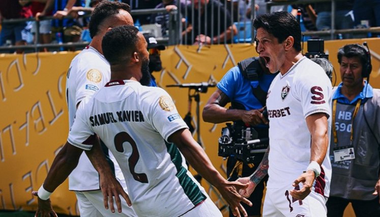 Germán cano quien pasó por el fútbol colombiano fue artífice de la victoria.