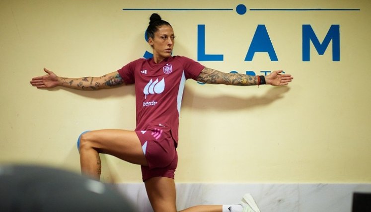 Jennifer Hermoso, jugadora de la selección española de fútbol.