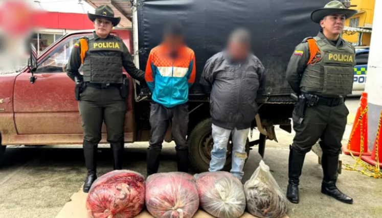200 kilos de carne clandestina en Antioquia