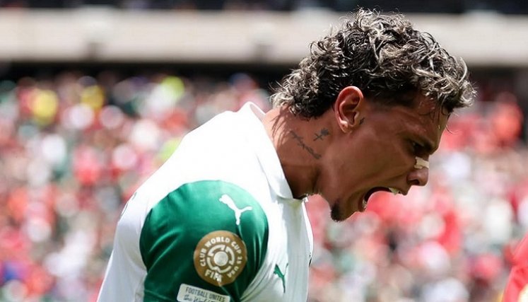 Richard Ríos mediocampista colombiano del 'Verdao'.