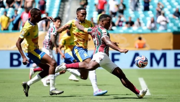 Jhon Arias volante colombiano del 'Flu'.