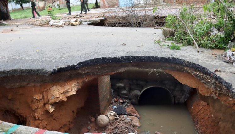 Cráter barrio Santander