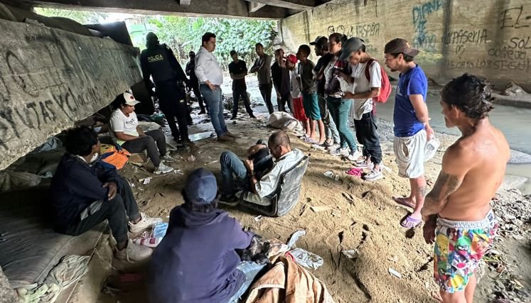 Debajo de los puentes de Ocaña pernoctan habitantes de residencia no formal consumidores de alucinógenos/Fotos cortesía Sheila Samanta Vera Contreras.
