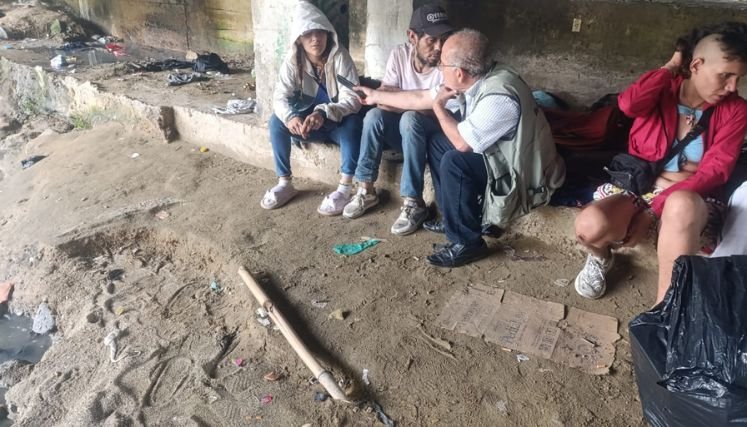 Debajo de los puentes de Ocaña pernoctan habitantes de residencia no formal consumidores de alucinógenos/Fotos cortesía Sheila Samanta Vera Contreras.