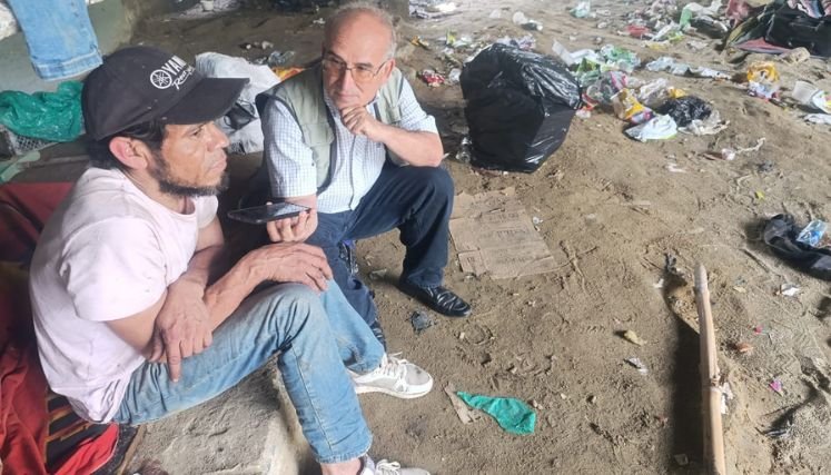 Debajo de los puentes de Ocaña pernoctan habitantes de residencia no formal consumidores de alucinógenos/Fotos cortesía Sheila Samanta Vera Contreras.