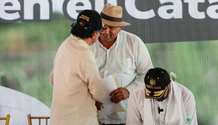 El presidente Petro lanza el programa de agroindustria y comercialización del Catatumbo.