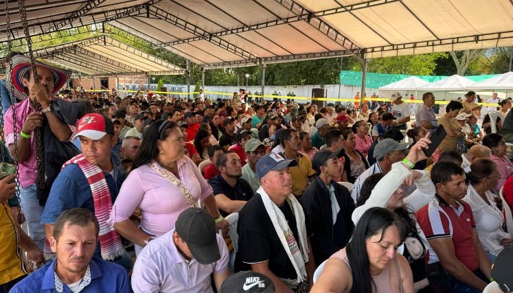 El presidente Petro lanza el programa de agroindustria y comercialización del Catatumbo.
