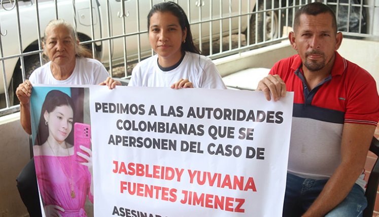 La familia de la joven cucuteña pide justicia para su muerte. / Foto Carlos Ramírez-La Opinión