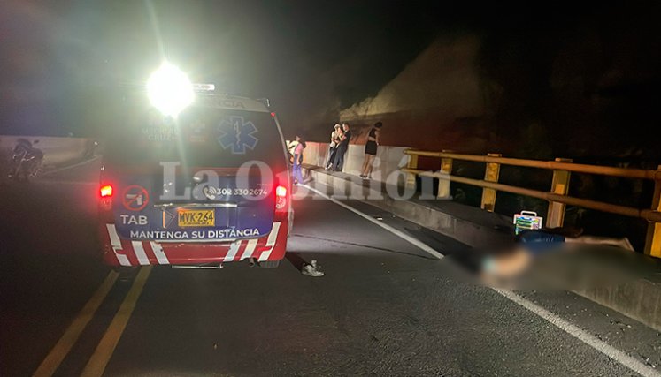 Yonmar Antonio Quintana Camacho, de 25 años, murió en el lugar del accidente.