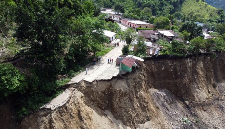 Así se veía San José de Castro un día después de la avalancha el pasado 3 de junio de 2024./Foto archivo