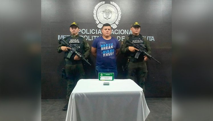 Darwin José Guarín Chinchilla fue detenido por el Gaula, mediante una orden judicial./Foto Cortesía