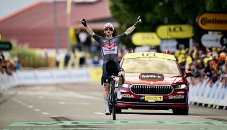 Tercera victoria del Alpecin en la Grand Boucle.
