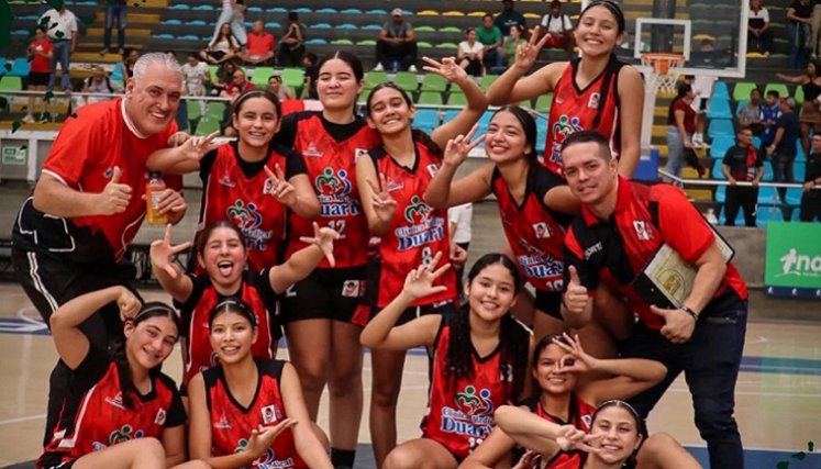 Selección Norte femenina de baloncesto.