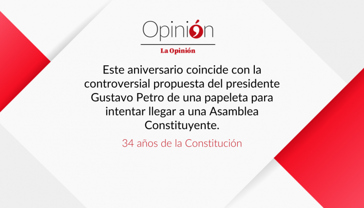 34 años de la Constitución 34 años de la Constitución