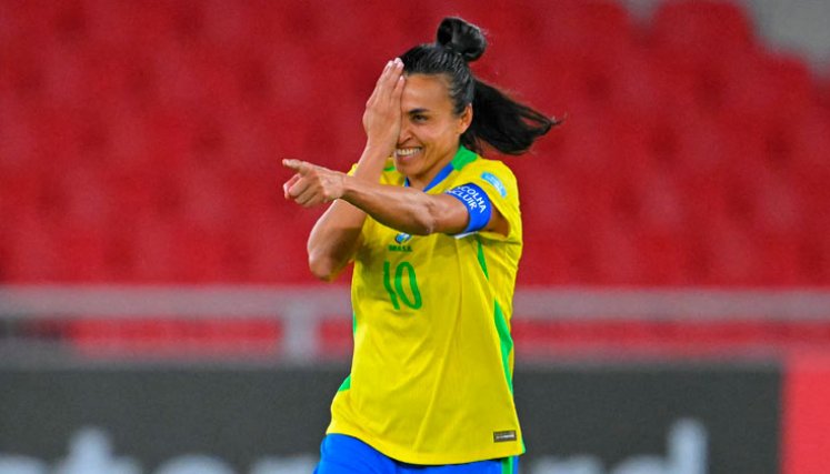 Brasil en la Copa América Femenina. Foto cortesía @CopaAmerica