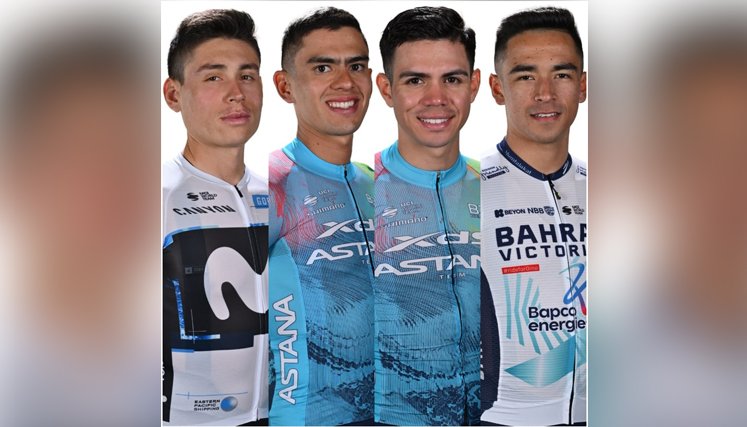 CICLISTAS COLOMBIANOS. 