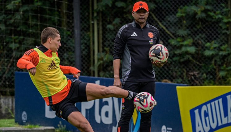 Dayan Pérez y Fredy Hurtado, selección Colombia Sub-17. 