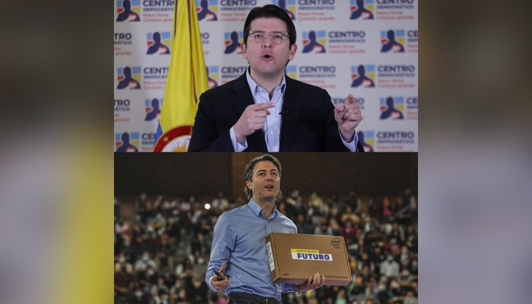 Miguel Uribe y Daniel Quintero son los nuevos nombres que aparecen en los primeros lugares de la intención de voto./Fotos archivo