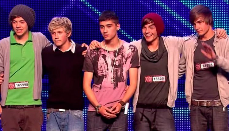 One Direction en el Factor X. Foto cortesía
