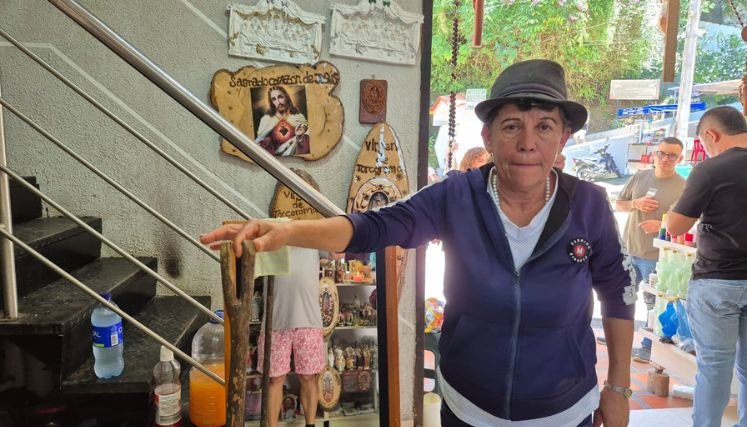 En el santuario Agua de la Virgen vendedores protagonizan actos bochornosos.